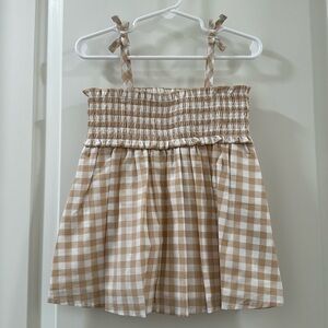 Janie and Jack gingham top